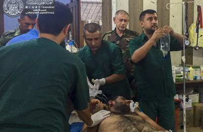 الشعبة الطبية التابعة الى  لجنة الإرشاد والتعبئة للدفاع عن عراق المقدسات في العتبة العلوية المقدسة  تقوم بجولة لتفقد المستشفيات ووحدات العلاج الميدانية في جبهات القتال 