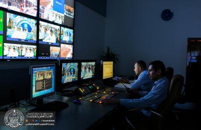 الكوادر الفنية والهندسية المتخصصة في شعبة الفضائية بالعتبة العلوية المقدسة تنجز مهماتها استعدادا للنقل الحي لفعاليات مهرجان الغدير السنوي
