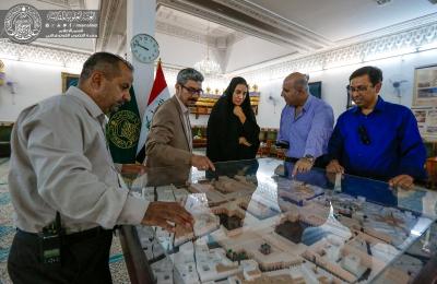 وفد من منظمة  الأمم المتحدة (UNDP) يطّلع على مشاريع التوسعة في العتبة العلوية المقدسة