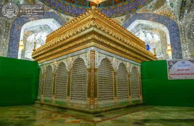 الأمين العام للعتبة العلوية المقدسة يشرف على تنفيذ المرحلة الثانية من مشروع ترميم شباك مرقد أمير المؤمنين(ع)