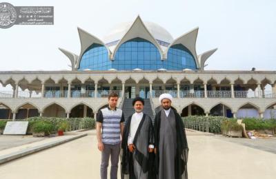 وصول وفد العتبة العلوية المقدسة للعاصمة الباكستانية اسلام آباد للمشاركة في الأسبوع الثقافي (نسيم كربلاء)