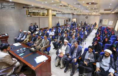 العتبة العلوية المقدسة ترعى حفل تخرج طلبة قسم الشريعة بكلية الإمام الكاظم(ع) 
