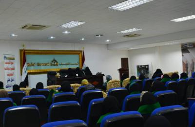 شعبة التعليم الديني النسوي تنفذ مشروعها التبليغي في معمل الالبسة الجاهزة