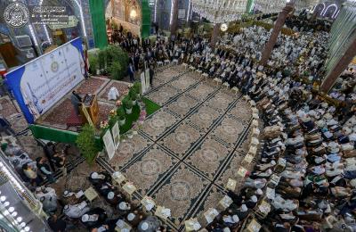 العتبة العلوية تشارك بوفد رسمي بافتتاح أعمال المؤتمر العالمي للعلامة الفقيه الحلي في رحاب الصحن الحسيني الشريف
