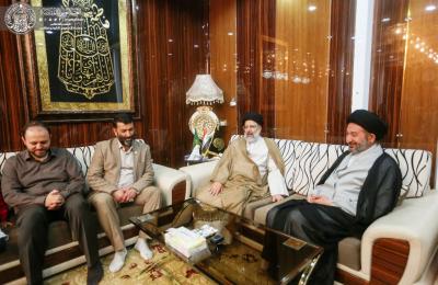الامين العام للعتبة العلوية يلتقي سادن العتبة الرضوية المقدسة السيد ابراهيم رئيسي
