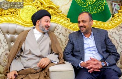 الأمين العام للعتبة العلوية يبحث مع محافظ النجف الأشرف سبل التعاون المشترك لخدمة مرقد أمير المؤمنين (ع) والزائرين والمدينة المقدسة ومواطنيها الكرام