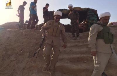 مبلغو العتبة العلوية يبينون أحكام الصيام للمقاتلين المرابطين في قاطع (بيجي - حديثة ) 