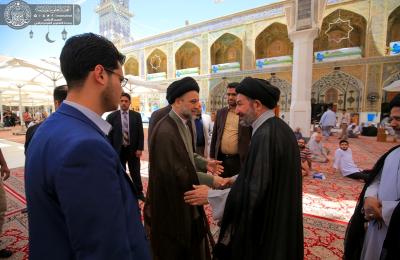 الأمين العام للعتبة العلوية يستقبل رئيس ديوان الوقف الشيعي