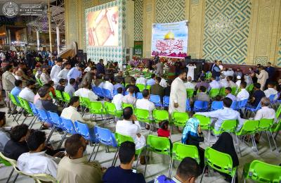 بالصور .. قسم شؤون حفظ النظام في العتبة العلوية يحيي ذكرى ولادة الإمام الحسن المجبتى (ع) في رحاب صحن الإمام الحسين (ع)