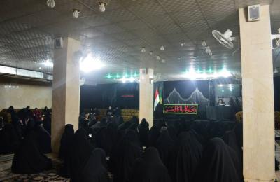 شعبة التعليم الديني النسوي في العتبة العلوية تحيي ذكرى استشهاد امير المؤمنين(ع)