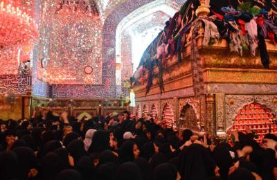 القسم النسوي يقدم افضل الخدمات لمئات الالاف من الزائرات ليلة استشهاد امير المؤمنين(ع)