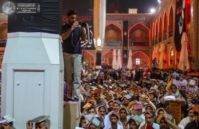 الكوادر الإعلامية في شعبتي الفضائية والإعلام الالكتروني  .. عمل ميداني دؤوب لإبراز الفعاليات والبرامج والنشاطات المختلفة من مرقد أمير المؤمنين(ع)