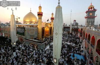 بالصور .. إحياء ذكرى هدم قبور أئمة البقيع (ع) في رحاب مرقد أمير المؤمنين (ع)