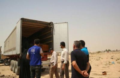 العتبة العلوية المقدسة تتبنى نقل النازحين الراغبين بالعودة إلى ديارهم بعد إيواءهم