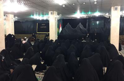 قسم الشؤون النسوية يقيم مجلس عزاء إحياءً لذكرى استشهاد سادس الأئمة المعصومين الإمام جعفر بن محمد الصادق عليهم السلام 