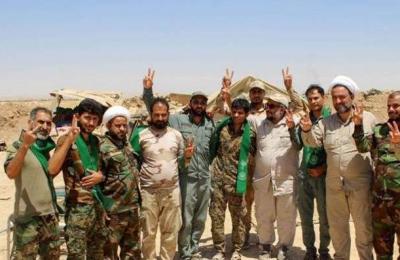 طلائع أبطال تحرير الموصل من مشارف تلعفر يجددون العهد للمرجعية العليا عن طريق مبلغي لجنة ارشاد العتبة العلوية لتحرير آخر شبرِ من أرض العراق