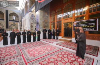 إدارة العتبة العلوية المقدسة تقيم مجلس عزاء على روح فقيدها عضو مجلس الإدارة السابق عبد السلام أبو صيبع