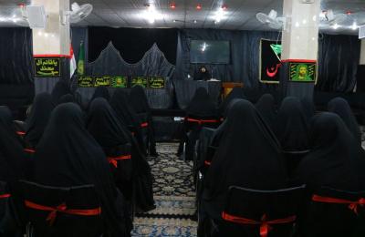 شعبة العلاقات النسوية في العتبة العلوية تقييم ورش عمل تثقيفية حول آداب الزيارة استعداداً لزيارة أربعينية الامام الحسين (ع) 