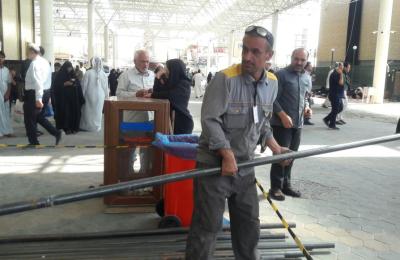 وحدة المتطوعين في العتبة العلوية المقدسة تستقبل أكثر من خمسين متطوعا من مدينتي الرميثة والحلة