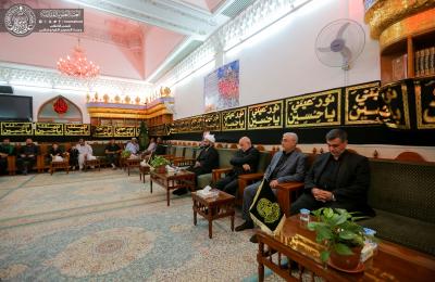 منتسبو شعبة دار ضيافة الإمام علي (عليه السلام) يقيمون مجلس عزاء تأبيني لخدمة العتبة المقدسة