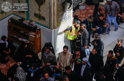 تنمية الموارد البشرية في العتبة العلوية المقدسة تساهم في تدريب الكوادر التطوعية لخدمة زائري الأربعين