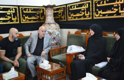 المستبصرة الألمانية مارغريت في ضيافة العتبة العلوية المقدسة