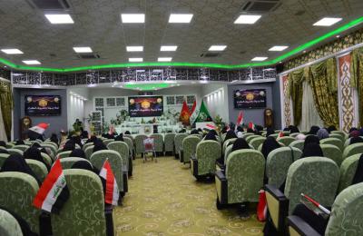 القسم النسوي يشارك في الحفل الذي أقامته العتبة الحسينية بمناسبة اعلان يوم النصر