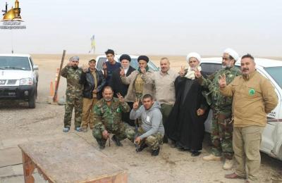 مبلغو لجنة الإرشاد والتعبئة في العتبة العلوية يتفقدون أوضاع قوات الحشد الشعبي المرابطة في جبال مكحول 