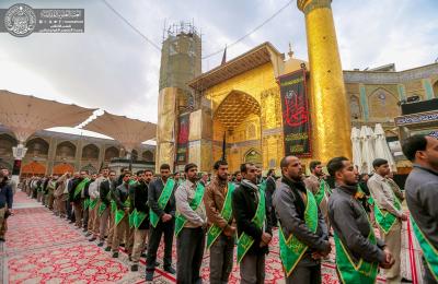 منتسبو العتبة العلوية يحييون ذكرى شهادة السيدة الزهراء (صلوات الله عليها) في رحاب مرقد أمير المؤمنين (عليه السلام)