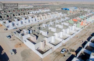 إدارة العتبة العلوية تستعد لتسليم وجبة جديدة من دور مجمع قنبر السكني للمنتسبين مع انجاز مراحل جديدة للبنى التحتية للمجمع