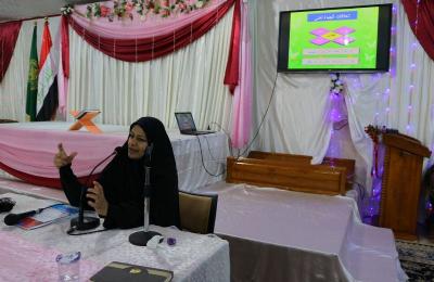 شعبة العلاقات النسوية تقيم ورشة في مهارات تطوير الذات والأسرة