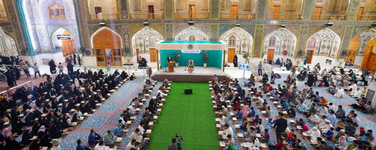 الختمات والمحافل القرآنية الرمضانية في حرم إمام المتّقين وأمير المؤمنين (عليه السلام)