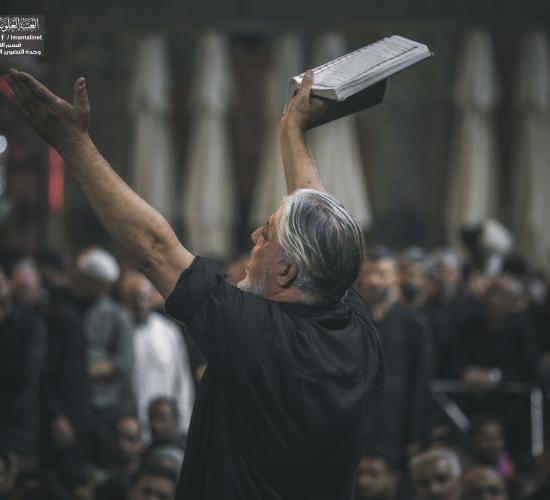 رفع المصاحف في ليلة القدر المباركة 21 من رمضان المبارك في المرقد العلوي المطهر