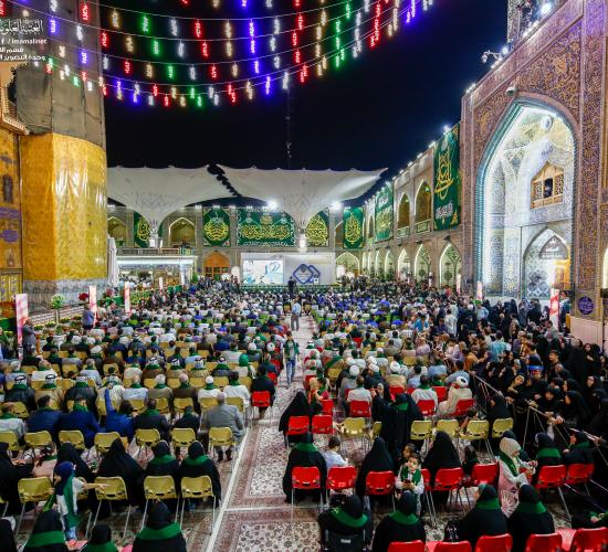 انطلاق فعاليات مهرجان الغدير السنوي الثامن على أروقة الصحن الحيدري الشريف