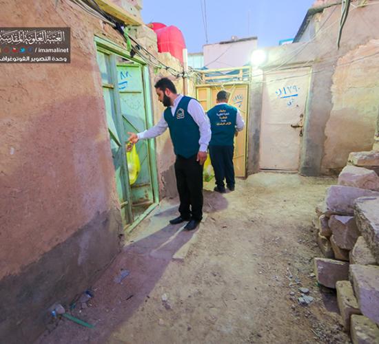 تقرير مصور : حملة افطار اكثر من 500 صائم يقوم بها مضيف العتبة العلوية المقدسة 