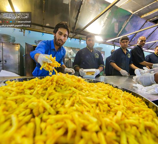 تقرير مصور : استعدادات مضيف العتبة العلوية المقدسة في ايام رمضان المبارك 