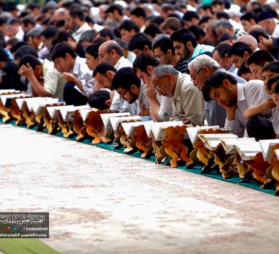 تقرير مصور : الجلسة القرانية الرمضانية السنوية في مرقد السيده معصومة في قم المقدسة ايران 