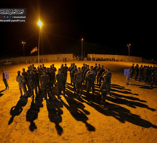تقرير مصور : تخرج الدوره الثالثة من فوج الكرار التابع الى فرقة الامام علي {ع}  القتالية 