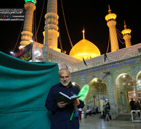 تقرير مصور : اعمال ليلة القدر في مرقد السيدة معصومة سلام الله عليها في قم المقدسة 