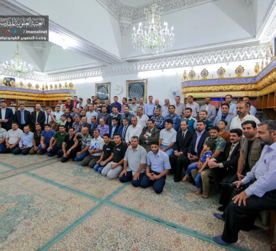تقرير مصور : الامانة العامة للعتبة العلوية المقدسة تقوم بدعوة الصحفين في النجف الاشرف على وجبة الافطار في مضيف العتبة العلوية المقدسة