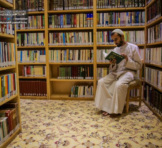 تقرير مصور : مكتبة الروضة الحيدرية المقدسة 