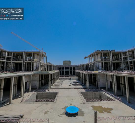 تقرير مصور : استمرار العمل المتواصل في مشروع صحن السيدة فاطمة الزهراء سلام الله عليها التابع للعتبة العلوية المقدسة 