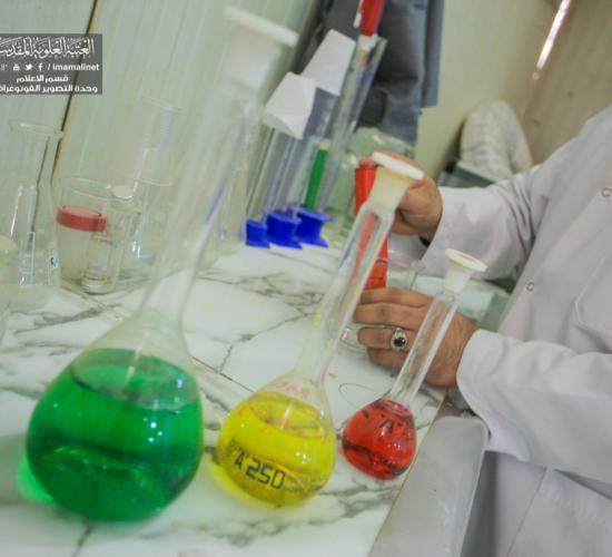 تقرير مصور :  معمل تحليل و تصفية مياه الشرب التابعة الى العتبة العلوية المقدسة R.O