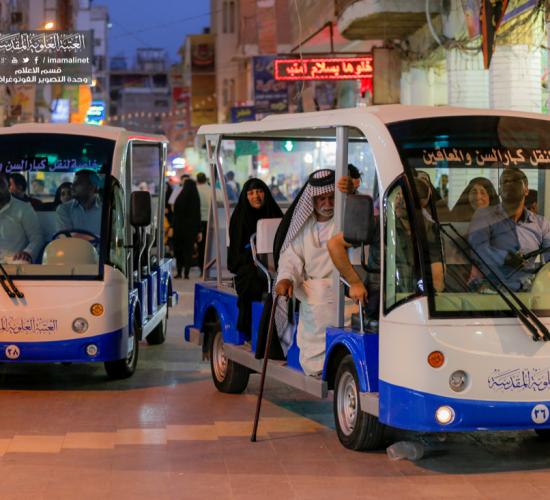 تقرير مصور : نشاط قسم الاليات في العتبة العلوية المقدسة لخدمة زائري المولى امير المؤمنين سلام الله عليه 