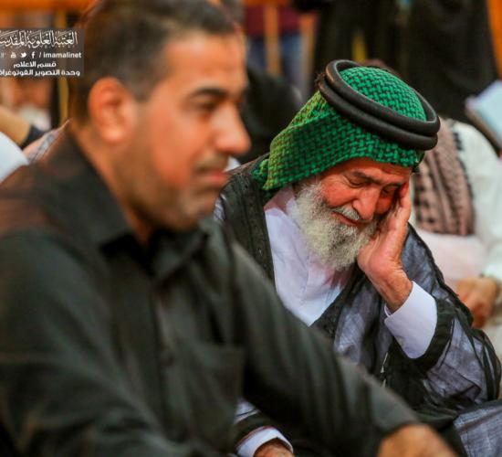 تقرير مصور : اجواء الحزن في العتبة العلوية المقدسة في ذكرى شهادة الامام محمد الباقر سلام الله عليه 