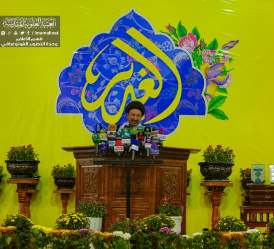 تقرير مصور : مهرجان الغدير السنوي في العتبة العلوية المقدسة