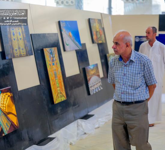 تقرير مصور : بمناسبة عيد الغدير الاغر تقيم وحدة التصوير الفوتو غرافي معرضاً للصور الفوتوغرافية المتنوعة في صحن الامام الحسين في العتبة العلوية المقدسة