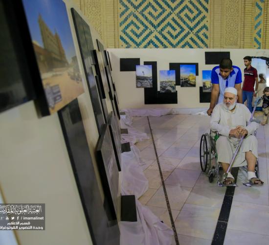 تقرير مصور : استمرار معرض الصور الفوتوغرافية التابع الى العتبة العلوية المقدسة لليوم الثالث على التوالي ويستمر الى خمسة ايام مقبلة 