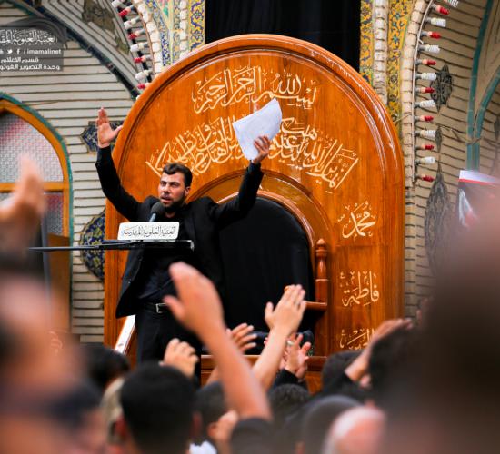 تقرير مصور : موكب جامعة الكوفة يعزي أمير المؤمنين عليه السلام بأستشهاد ولده الامام الحسين سلام الله عليه في العتبة العلوية المقدسة