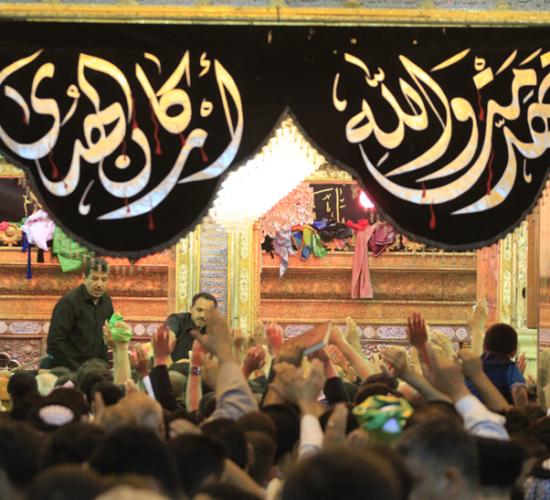 مراسيم ذكرى احياء شهادة امير المؤمنين علية السلام في العتبة العلوية المقدسة